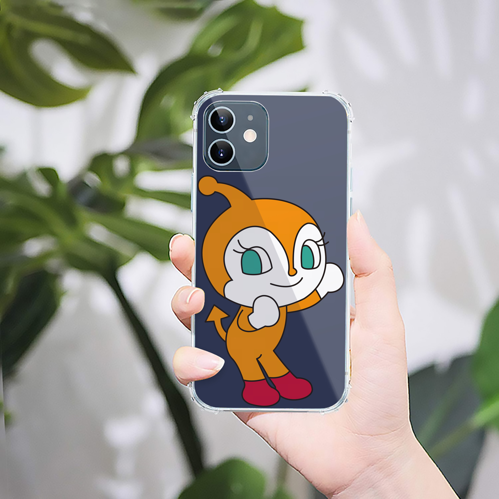 （画像用） アンパンマン Anpanman 【iPhone 12シリーズ対応】透明スマホケース（クリアソフトケース）